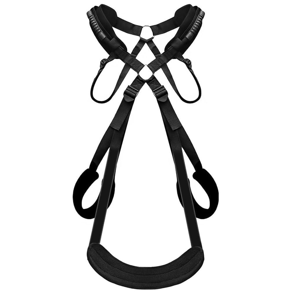 Adjustable Plush Bondage Swing Strap for Couples Intimate Play CrimsonWhip