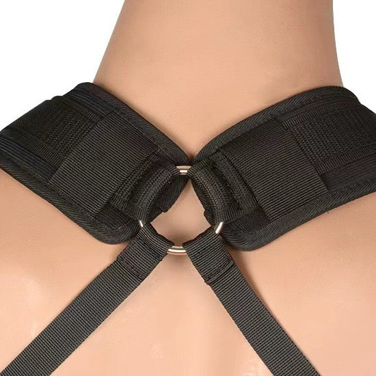 Adjustable Plush Bondage Swing Strap for Couples Intimate Play CrimsonWhip