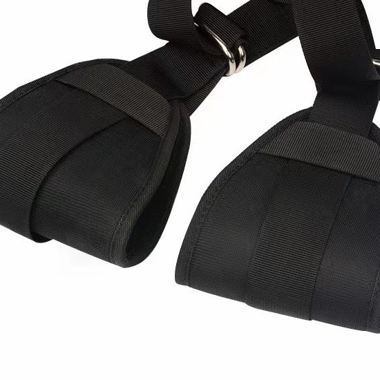 Adjustable Plush Bondage Swing Strap for Couples Intimate Play CrimsonWhip