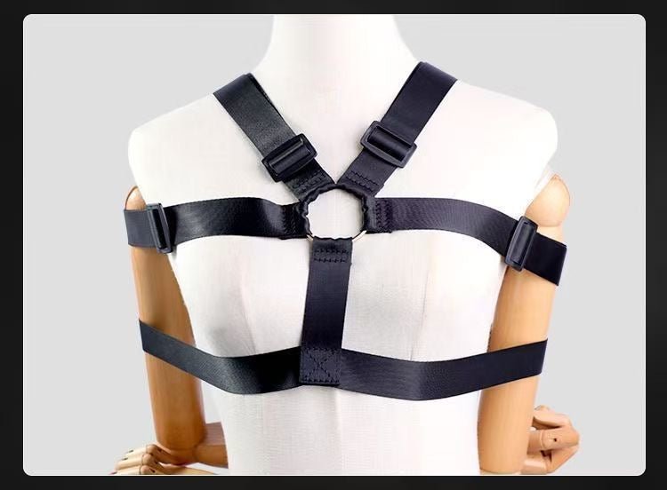 Adjustable BDSM Back - Binding Restraint Set for Erotic Play - CrimsonWhip