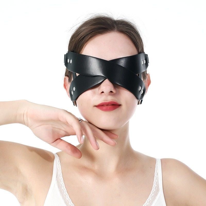 Premium Cross Soft Sleep Mask – Lightweight Luxury Eye Cover - CrimsonWhip