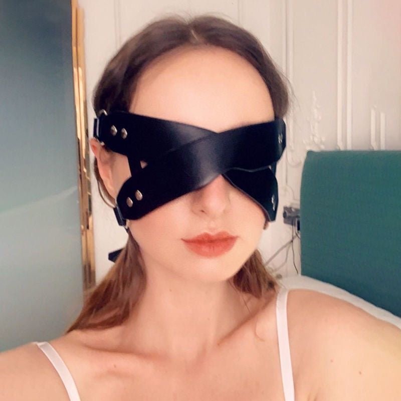 Premium Cross Soft Sleep Mask – Lightweight Luxury Eye Cover - CrimsonWhip