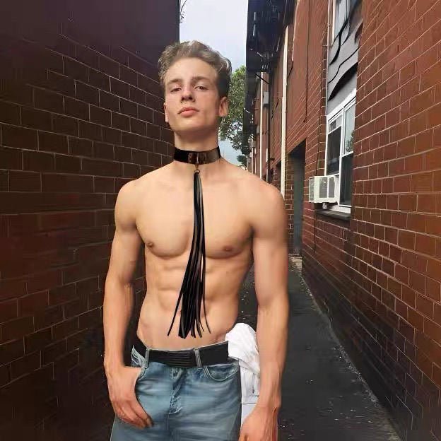 Punk Studded Elastic Belt for Women – Tassel Decorative Waistband - CrimsonWhip